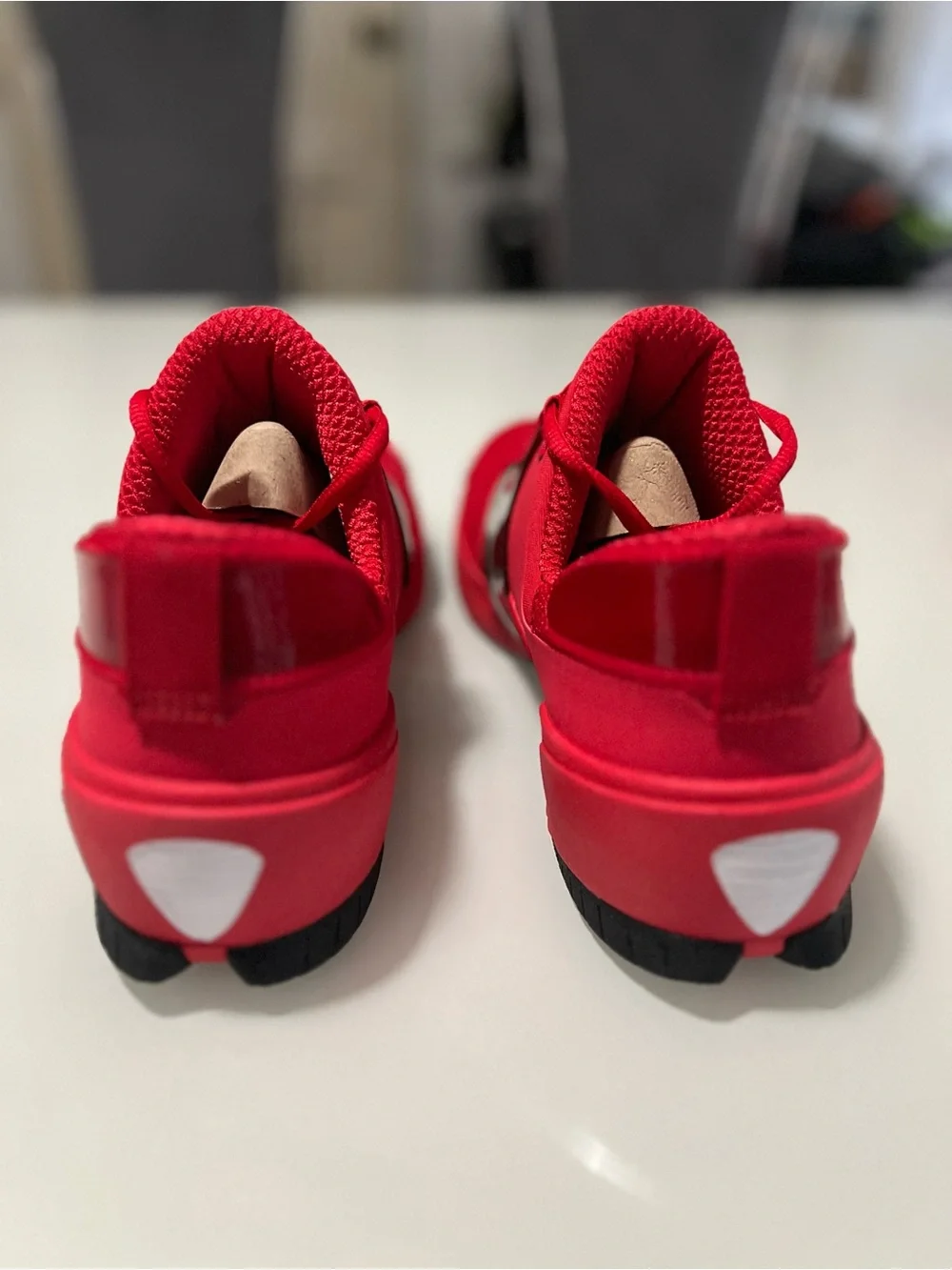 Jordan vibrant red